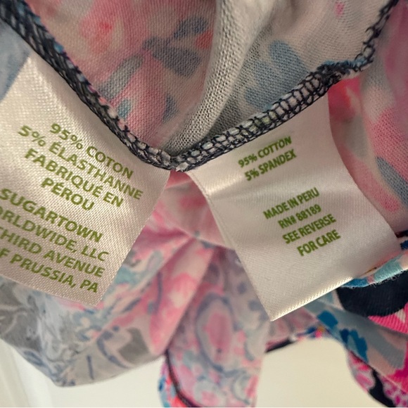 Lilly Pulitzer XS ruffled sleeveless blouse - Picture 3 of 6